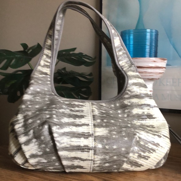 🔥Snakeskin Look Hobo Shoulder Bag - Picture 11 of 13